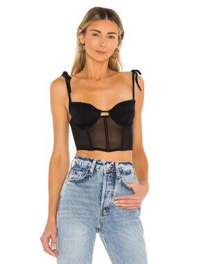 KAT THE LABEL Femme Bustier in Black
